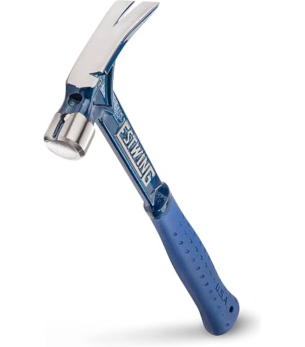 Estwing 22oz Straight Claw Framing Hammer – Vinyl Shock Reduction Grip (E3-22S) Made In USA