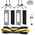 KiimSin Accessories for Ecovacs Deebot T8, T8+, T8 AIVI, T8MAX, N8, N8+, N8 Pro, N8 Pro+, T9, T9+ozmo 950 omzo 920 Robot Vacuum Cleaner, 1 Roller Brush + 2 Filter + 4 Side Brush + 1 Cleaning Brush