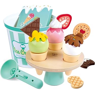 Jeu De Dinette En Bois Pour Enfants 3 Ans+ - Pain à Découper Avec Velcro, éducatif, Jouet Rôle Cuisine