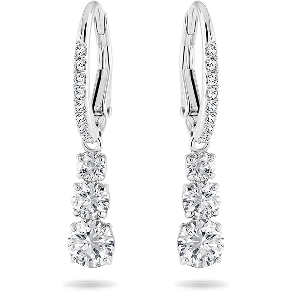 Orecchini Pendenti A Goccia In Argento 925 Con Zirconi Bianchi - Foto 2