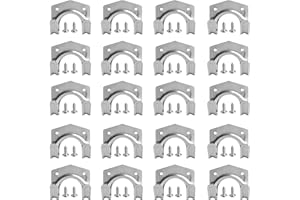 QUIIEOSKIA Garage Hooks, 20 Pack DIY Tool Hooks for Shed, Garden Tool Storage Hooks, Heavy-Duty Wall Hooks for Tools, Warehouse, Garage, Sheds, Garden