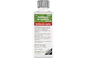 POFLO Fertilizante líquido premium para coníferas como abetos, pinos y abetos, de la línea profesional (250ml)
