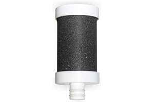 HAHN Technology® Aktivkohle-Ersatzkartusche - mit Keramikkügelchen & Mikrofilter; reduziert Chlor, Gerüche & Schadstoffe: laborgeprüft für sicheren Lebensmittelkontakt