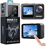 AKASO Brave 7 LE Action Cam 4K 30FPS 20MP WiFi, Fotocamera Subacquea 40M con Touch Screen IPX7, Videocamera Stabilizzatore EI