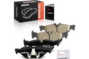 Frankberg Brake Pad Set incl. 4x Pads Rear Compatible with 1 Series E81 X1 E84 3 Series Touring E91 1 Series E87 1 Series Cabriolet E88 Replace# 34216767150, 34216767148