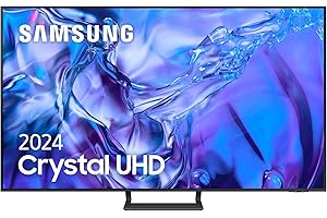 Samsung TV Crystal UHD 4K 2024 75DU8505 Smart TV de 75" avec des Couleurs Incroyables, Le Meilleur Smart TV, Pied à Hauteur Réglable et Tous Les Haut-parleurs Simultanément avec Q-Symphony