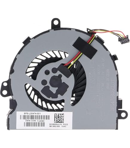 Ventola Di Raffreddamento CPU Compatibile HP Pavilion G6 – Sostitutiva Per Portatile 3 Pin - 3