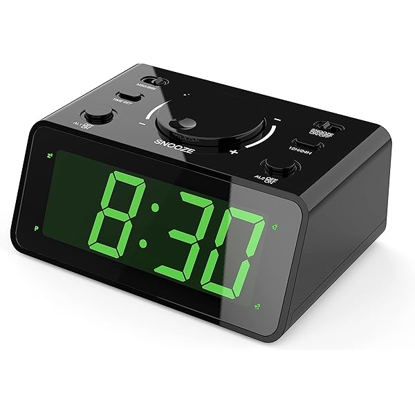 Jingsense Digital Alarm Clock Radio With AM/FM Radio, Big
