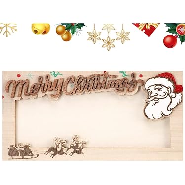 SUPERDANT Album Carte Postale En Bois Bohème - Organisateur De Cartes Et Livre De Souvenirs Pour Anniversaire & Noël