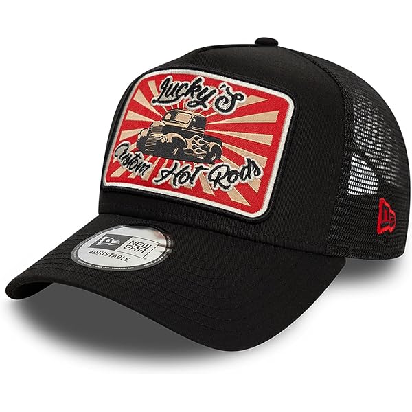 New Era A-Frame Mesh Trucker Cap - Hellhounds Drag Racing