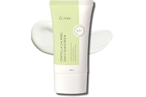 iUNIK IUNIK Centella beruhigende vegane Feuchtigkeitscreme LSF 50+ PA++++, nicht klebrig, kein weißer Film, leichte tägliche Sonnencreme, riffsicher, UVA, UVB, mattes Finish, geruchslos, 60 ml Beta-Gl