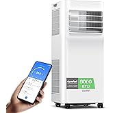 Comfee Mobiles Klimagerät Breezy Cool Pro 2.6,9000 BTU 2,6kW, Kühlen&Ventilieren&Entfeuchten,APP-Steuerung,Raumgröße bis 88m³