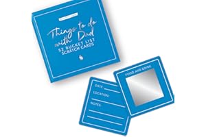 Gift Republic Zdrapki 52 rzeczy do zrobienia z tatą spersonalizowany prezent Dzień Ojca Nowy Tata urodziny