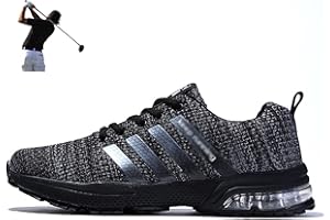 BOEBIZ Chaussures de golf respirantes pour homme - Pour toutes les saisons - Pour la course à pied et l'exercice - Taille L - 39-46