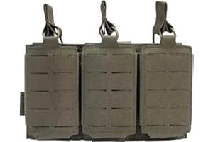 ‎EXCELLENT ELITE SPANKER EXCELLENT ELITE SPANKER Nylon Einzel/Doppel/Dreifach-Magazintasche, Molle Mag Pouch für M4/M16/AR/AK Gewehrmagazine