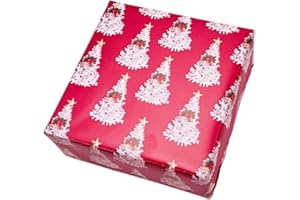 arkamii carta da regalo formato 86 x 64 cm disegno natale natalizio 3 fogli formato grande (NA4)