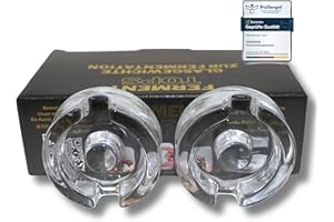 GREEN WISE® Fermentiergewichte 2er Set – Glasgewichte für Fermentieren – Passend für 1L Mason Jar – Ideal für Sauerkraut, Kimchi & Gemüse – Schimmelschutz beim Fermentieren