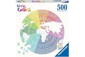 Ravensburger pussel 17168 cirkel av färger - Mandala 500 bit pussel