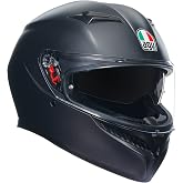 AGV K3 Motosiklet Kaskı Mono Kapalı Kask Matt Black L