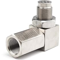 Extension/entretoise Capteur D'oxygène M18x1.5 - Acier Inoxydable - Pour Déplacer Le Capteur Après Modification échappement