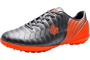 SAEKEKE Scarpe da Calcio FG/AG Bambino e Ragazzi TF Scarpe da Allenamento Uomo Outdoor&Indoor Scarpe da Calcetto Unisex Bambini