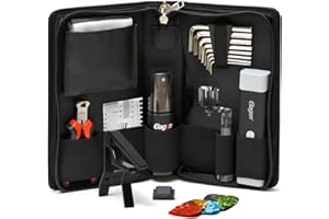 Elagon (ST+3) Profi-Gitarrenpflege-Set + 3 Artikel – Hochwertiges Set für die Gitarren-Reinigung und -Pflege. Das ideale Set mit Pflege + zwei Accessoires. Ein tolles Geschenk für jeden Gitarristen.