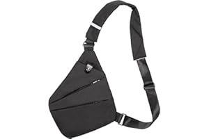 Zouwel Bolsa de viaje antirrobo para mujer, pequeña bolsa cruzada para hombro, mochila ligera, bolsa cruzada para hombre, casual, con una correa, bolsa de pecho para viajes, deportes, senderismo,