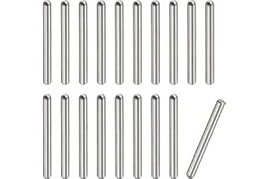 sourcing map 20 st. 2 x 25 mm passstift 304 rostfritt stål runt huvud platt fästelement