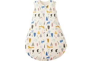 Duomiaomiao Schlafsack Baby Ganzjahres, Baumwolle Baby Schlafsack Winter, Baby Schlafsack Neugeboren, Baby Schlafsack 1.5 tog, Warmer Schlafsack Baby, Atmungsaktiver Winter Schlafsack Baby(ZK)