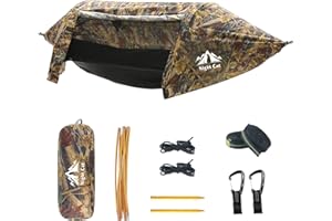 Night Cat Hamac Tente avec Moustiquaire Imperméable à l'eau pour 1 Personne Randonnée Camping dans Jardin Arrière-Cour Sauvage