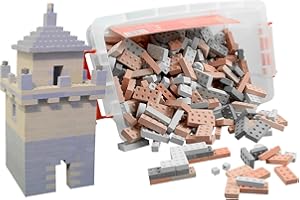 KINGSTONES MANUFACTURED IN GERMANY KINGSTONES Basisbox M - Steinbaukasten aus Marmormehl ca 260 Teile Stein-Konstruktionsset