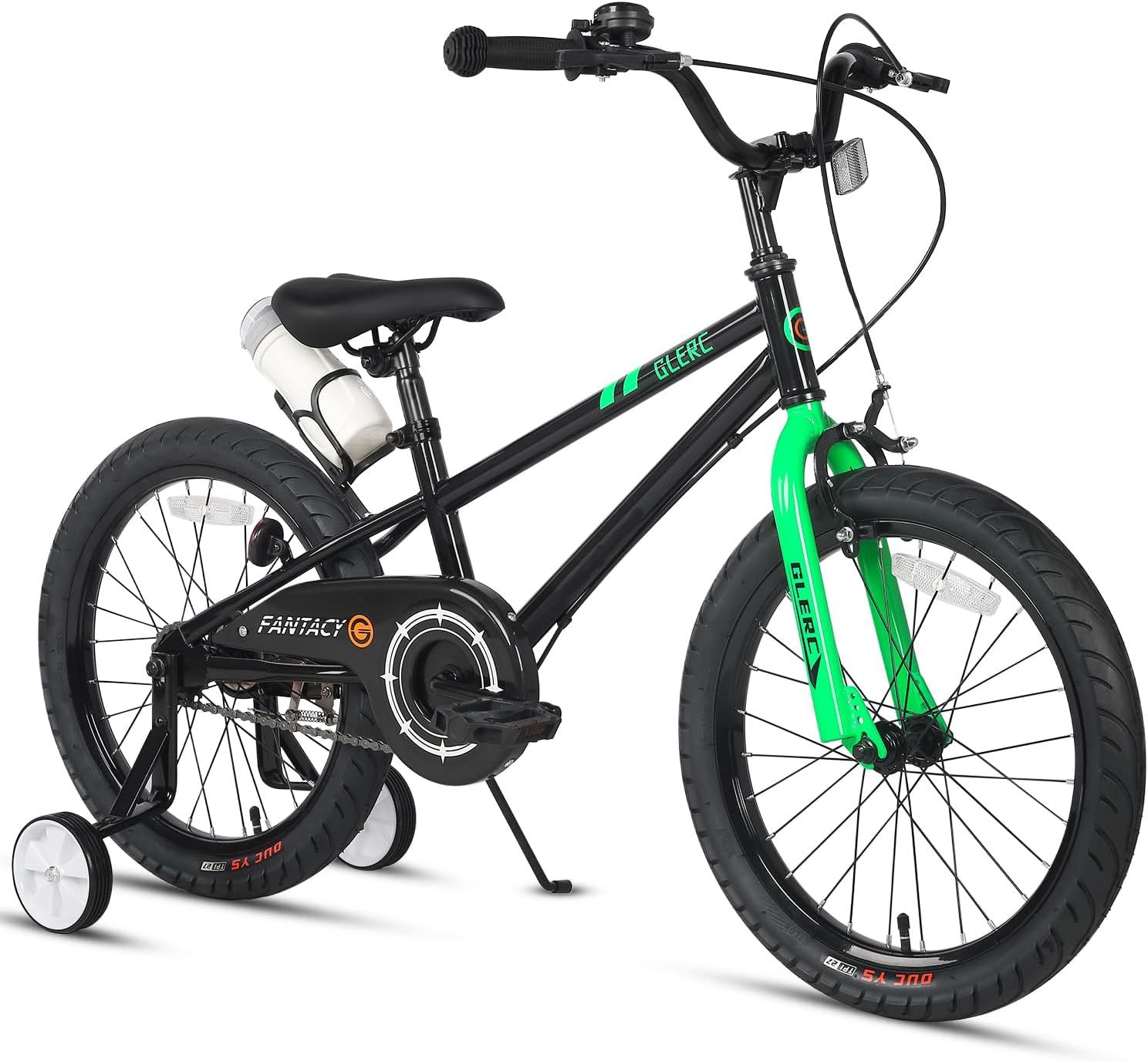 Glerc Fantacy 12 14 16 18 20 Pulgadas Bicicleta Niño para 2-14 Años con Faros y Kickstand para Regalo de Cumpleaños