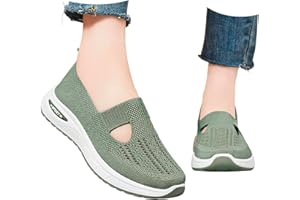 BASTWAHL Chaussures sans Lacets Femme - Orthopédique Pas Cher Baskets sans Laçage Chaussures De Marche À Plateforme Orthopédique Légères Et Confortables Amortissement Accru Et Soulagement des Pieds 20258