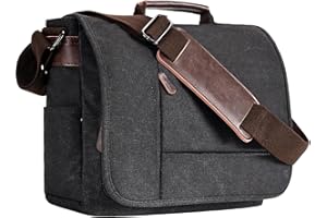 Eshow Męskie płócienne torby na ramię Torba w stylu vintage Retro Crossbody Torba na podróż Wypoczynek Biuro Codzienna szkoła