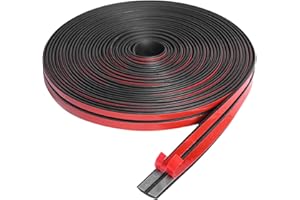 SDLDEER Junta de goma para parabrisas de coche, 6 m x 14 mm, en forma de T, para coche, camión, puerta, ventana, decoración