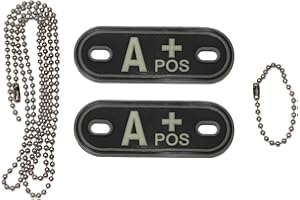 Mfh 3D Gruppo sanguigno Marca con Catena nachleuchtend incanta Blood Marca riconoscimento Automatico Marca Diverse Versioni