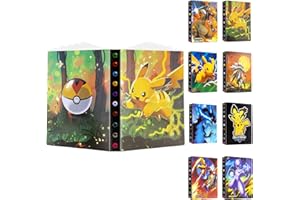 THINGEHOY Sammelalbum Bindemittel Kompatibles Karten Dokumentenmappe, Album Heft für Karten Ordner, 30 Seiten 240 Karten Kapazität Sammelkarten Album