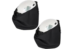 Teaaha 2 Stück Motorradhelm Überzug Mit Kordelzug, Helmtasche, Skihelm Überzug, Wasserdichter Helmbeutel Für Motorradhelm, Fahrradhelme, Skihelme, Basketball, Fitness, 47 X 43 cm