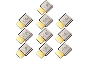 FUERAN Dummy Plug fit-Headless Display Emulator 10 Packs DDC EDID Headless Ghos with Windows Mac OSX Linux High Resolution Virtual Monitor Display Adapter HDMI-Compatible 1920x1080@60Hz(2K-10P)