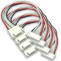 Lot De 10 Câbles D’équilibrage JST-XH Vers EH 6S 7 Broches, 20 Cm, 24 AWG, Pour LiPo, Mr. Modellbau