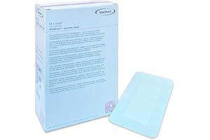 SAXOMED Cerotti medicazione sterili 15 x 8 cm 25 pezzi sterile - cerotto post operatorio - cerotti grandi impermeabili - cerotto anti uv