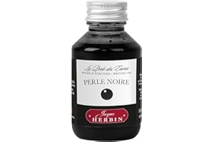 Jacques Herbin Fountain Pen Ink 100Ml Perle Noire by