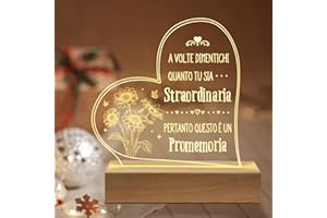 Niyewsor Regalo Donna, Idee Regalo Donna Luce Notturna, Regalo Donna Compleanno, Regalo Amica, Festa della Mamma Regalo per Donna, Amica, Sorella