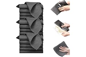 Pnedeodm Sparklean Streak Free Microfiber Magic Cleaning Wipes, Homezo Magic Cleaning Cloth, Myhomepleasure Cleaning Cloths, Thickened Magic Cleaning Cloth, Straseapoit Streak Free Cleaning Rag (15)