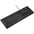 Kensington ValuKeyboard - wired keyboard for PC, Laptop, Desktop PC, Computer, notebook. USB Keyboard compatible with Dell, A