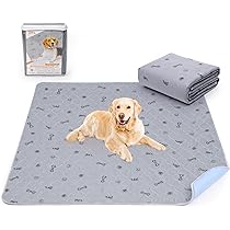 TTYSHIP Welpenunterlagen Waschbar 60x45cm - Wiederverwendbare Hundetrainingspads 2er Set