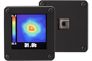 Hancaner Infrarot-Wärmebild-Temperatursensor AMG8833 IR 8 * 8 Infrarot-Wärmebild-Array-Temperatursensor 7M Weiteste Erfassungsentfernung mit Gehäuse