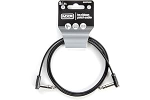 JIM DUNLOP MXR TRS-Band-Patchkabel 3 Fuß | 0,9 m, 1/4-Zoll-Winkelstecker, 90 cm (DCISTR3RR)