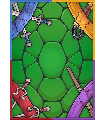 tmnt card sleeves Ultimate Guard: Magic The Gathering: Teenage Mutant Ninja Turtles: Art made custom products and A new life gain Style:With Card Zones mega emboar ex protector