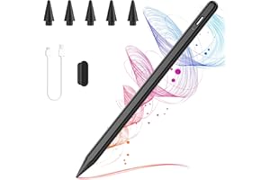 CC STORE iPad Stift, Apple Pencil, Stylus für iPad (2018–2024), iPad 10 Gen Stylus Pen mit Schnellladung, Handflächenerkennung, kompatibel mit iPad 10/9/8/7/6, iPad Pro 11/12.9, iPad Air 5/4/3, iPad Mini 6/5